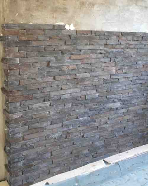 Wandgestaltung mit Riemchen